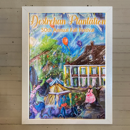 LIMITED EDITION: Destrehan Plantation 50th Fall Festival Poster