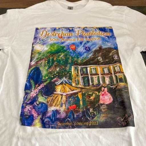LIMITED EDITION: Destrehan Plantation 50th Fall Festival T-Shirt